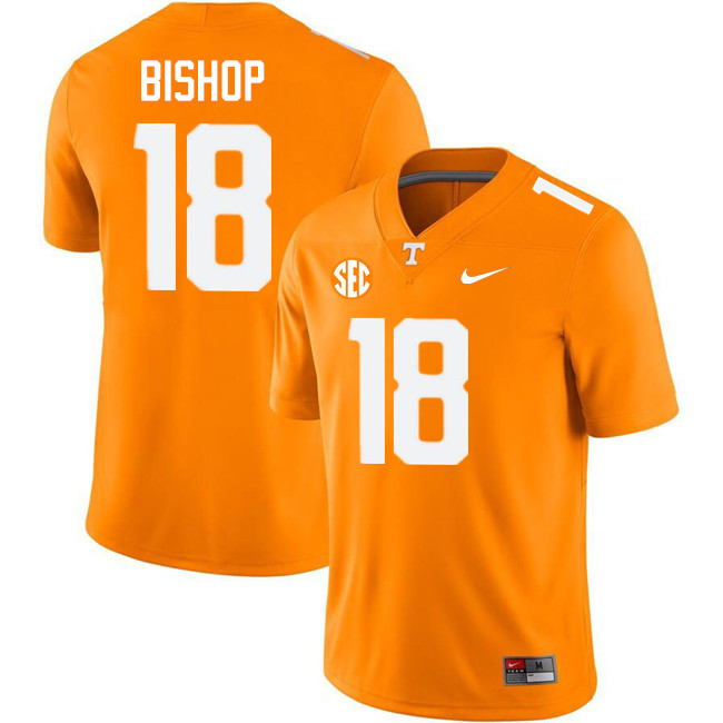 DeSean Bishop Tennessee Jersey,Tennessee Volunteers #18 DeSean Bishop College Jersey,Uniforms-Orange